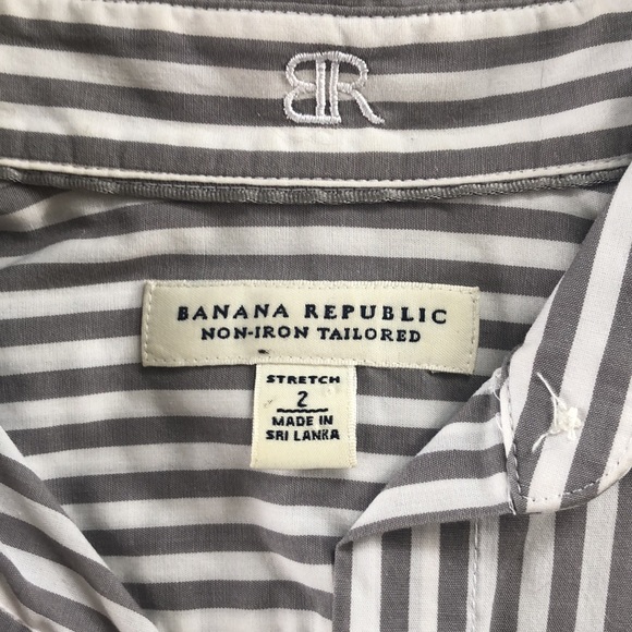 Banana Republic Dress Shirt Size 2 - Picture 2 of 2